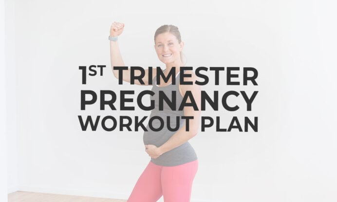 first trimester workouts for pregnancy