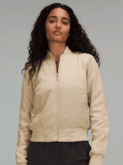 lululemon non stop bomber jacket