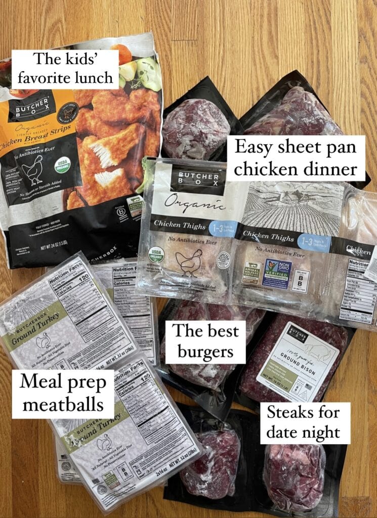 ButcherBox meal ideas from butcherbox review post