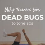 5 minute dead bug workout pin for pinterest