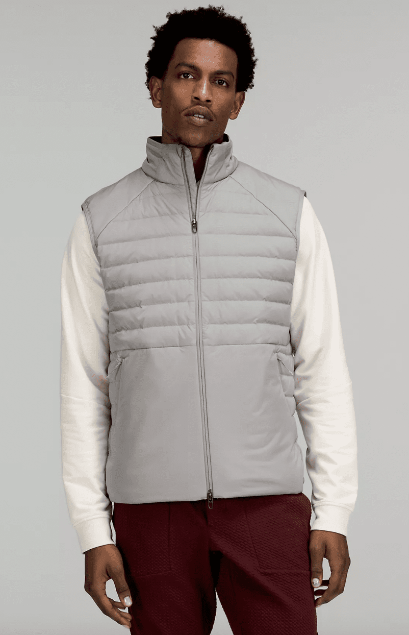 Lululemon down for store it all vest mens