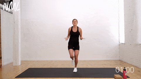single leg hop postpartum fitness test