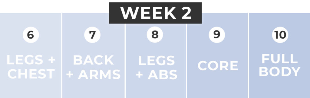 Functional Strength Training program week 2