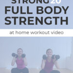 Pin for Pinterest of full body functional training workout