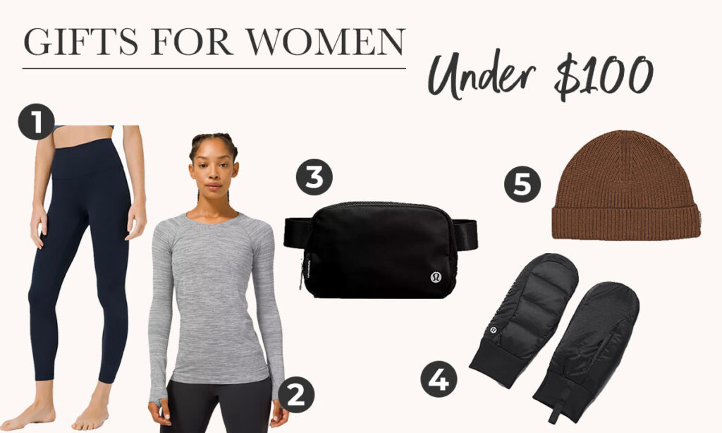 Gifts Under 100 for women from lululemon