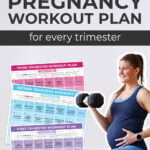 Pregnancy Workout Plan pin for pinterest