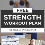 Pin for pinterest - strong in 20 workout program