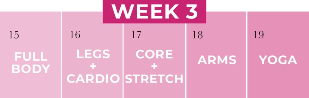 3rd trimester pregnancy exercises week 3 of calendar