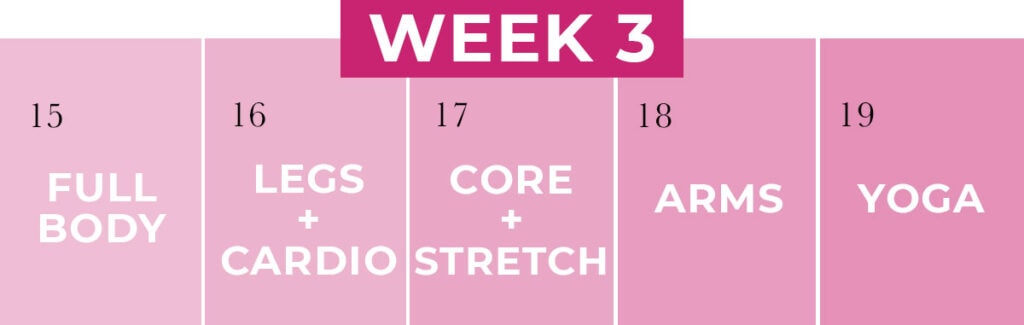 3rd trimester pregnancy exercises week 3 of calendar