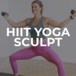 Pin for Pinterest of yoga sculpt workout