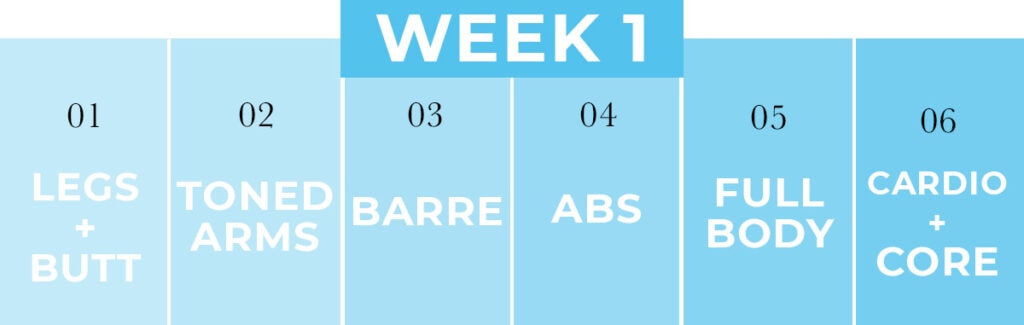 2 Week Workout Challenge 13 - Week 1