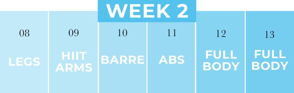 2 Week Workout Challenge 13 - Week 2