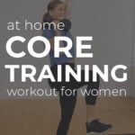 Functional Core training pin graphic for pinterest