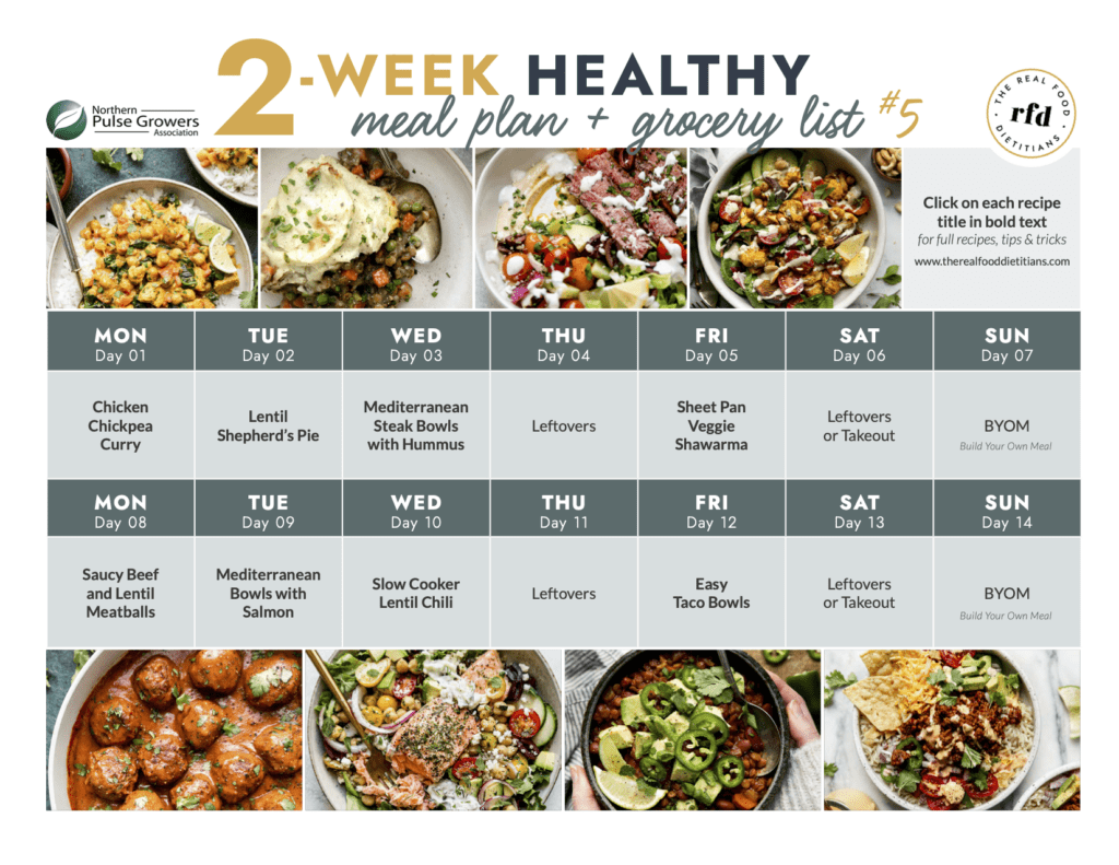 2 week healthy meal plan calendar graphic 