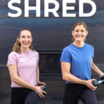 30-Minute Full Body Shred Workout pin for pinterest