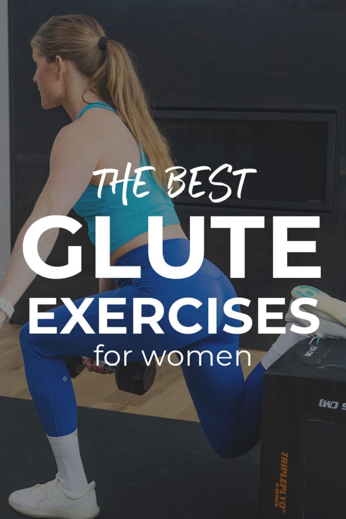 Glute exercises for women pin for pinterest