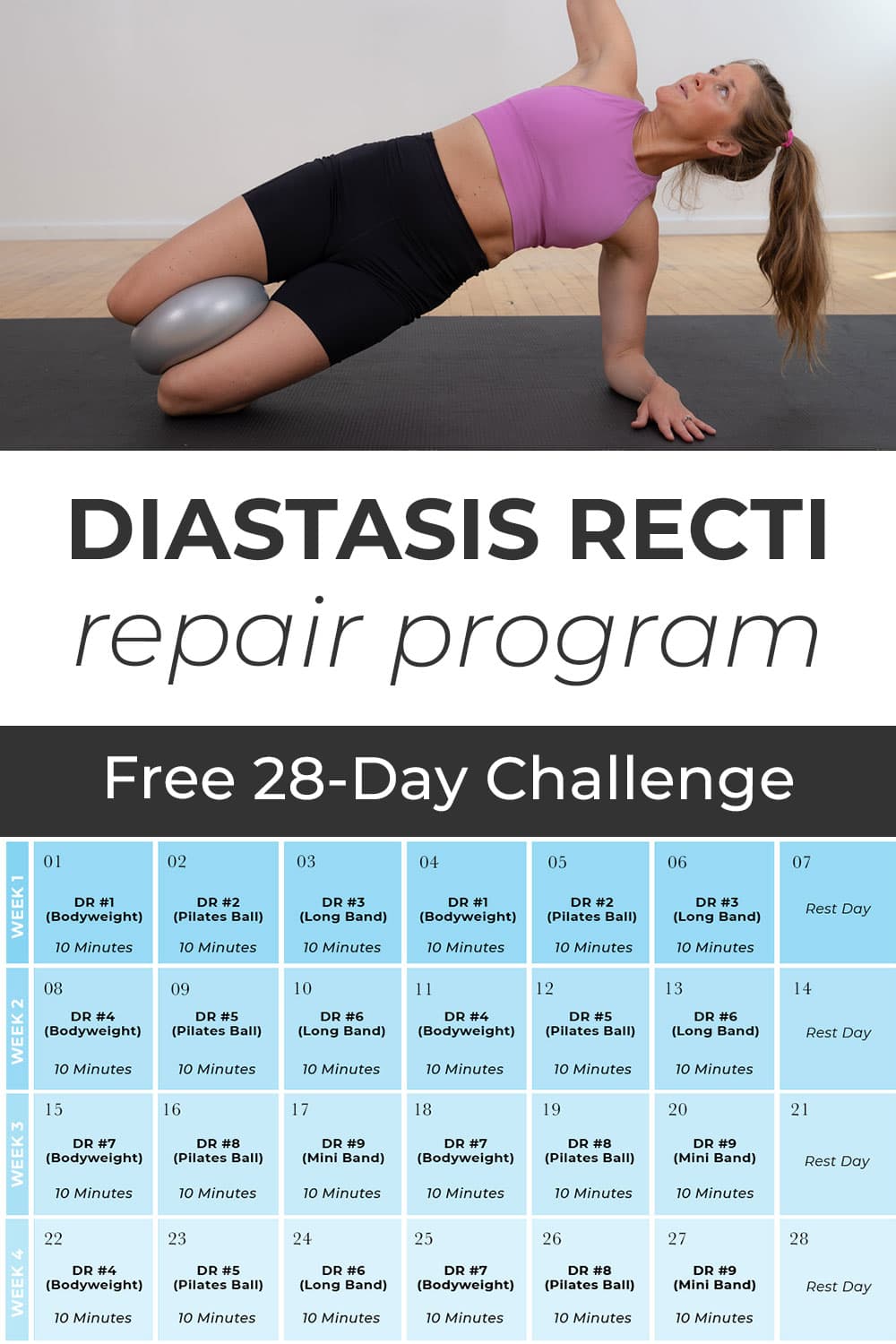 28Day Diastasis Recti Program (Free PDF) Nourish Move Love