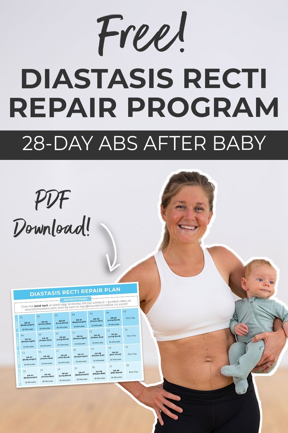 28Day Exercise Plan for Diastasis Recti Nourish Move Love 28Day Exercise Plan for Diastasis Recti Nourish Move Love