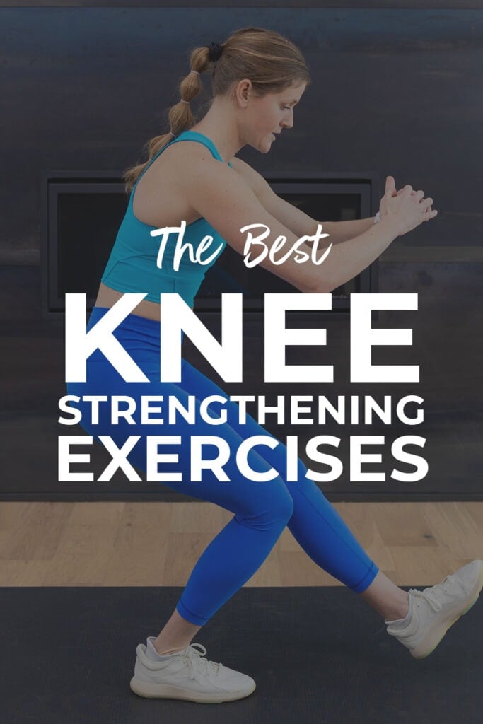 Pin for pinterest - the best knee strengthening exercises