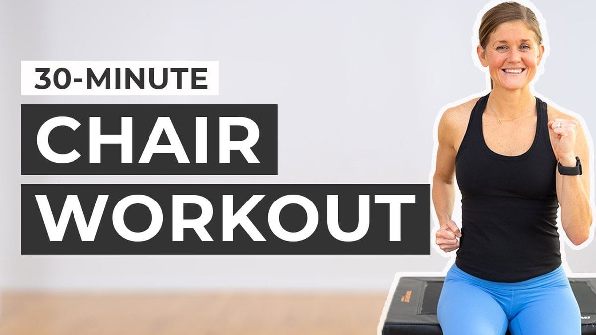 Full Chair Workout - No Equipment, Seated