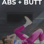 Pin for Pinterest of abs and butt workout