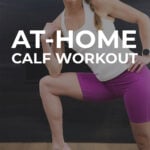 Pin for Pinterest of calf workout for runners