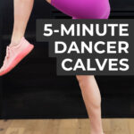 Pin for Pinterest of calf workout for runners