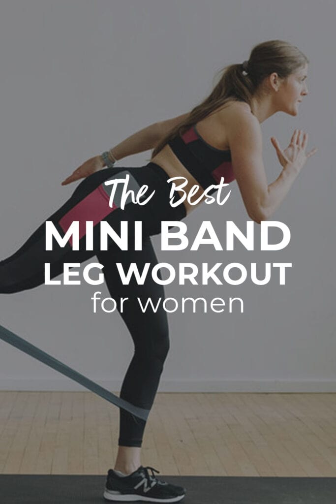 Pin for pinterest - the best resistance band leg exercises for women
