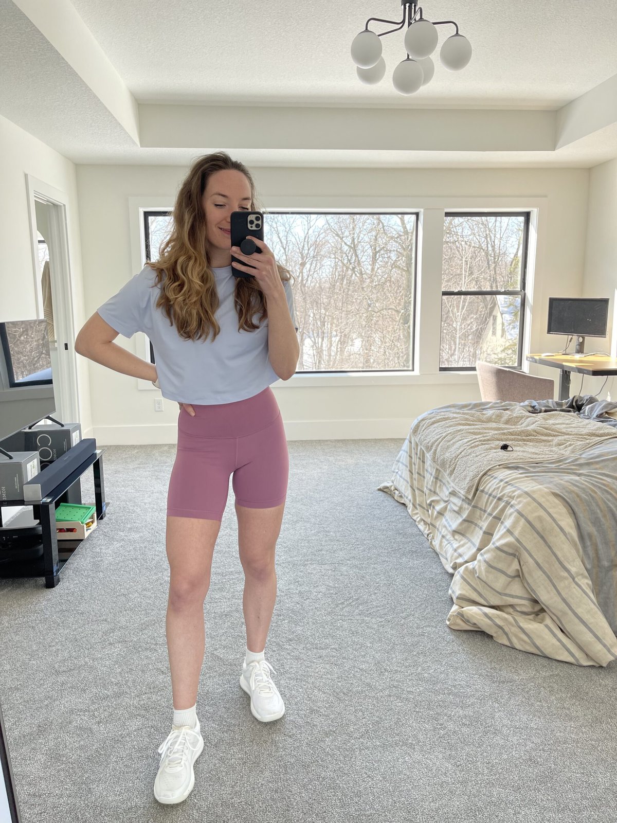 Lululemon Biker Shorts Review For HIIT Workout & Yoga