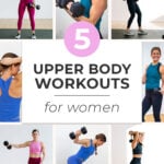 Pin for pinterest - best upper bodyd workouts on YouTube