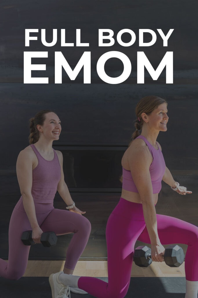 Full Body EMOM workout - pin for pinterest
