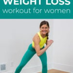 Pin for pinterest - at home walking workout for weight loss