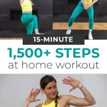 Pin for pinterest - at home walking workout for weight loss