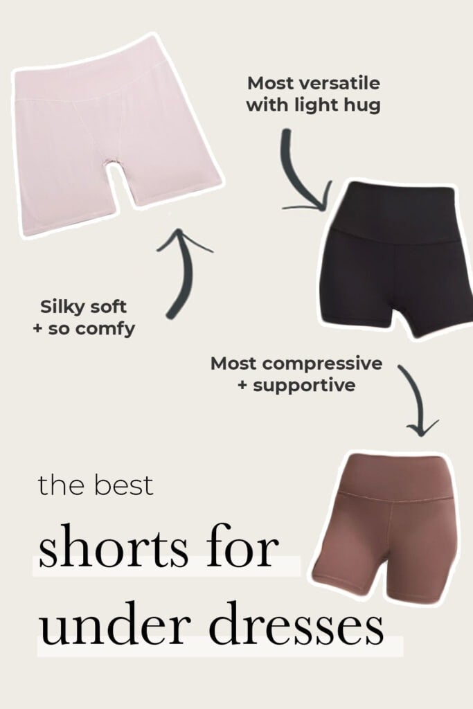 Women Slip Shorts, Lightweight Breathable Under Dress Shorts Under