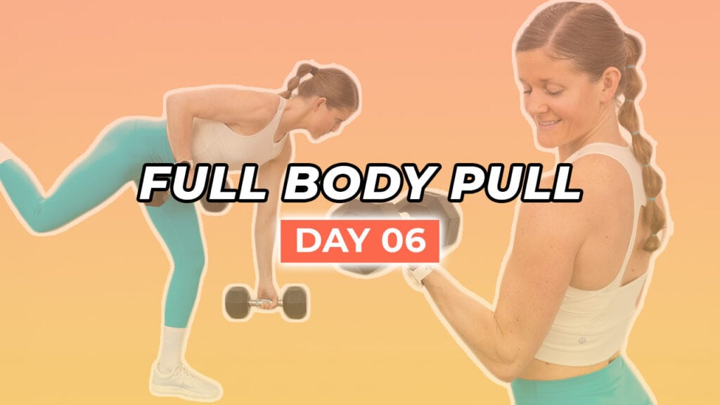 DAY 6 of Stronger 25 program - full body pull workout