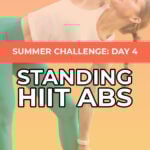 Pin for pinterest - standing hiit abs