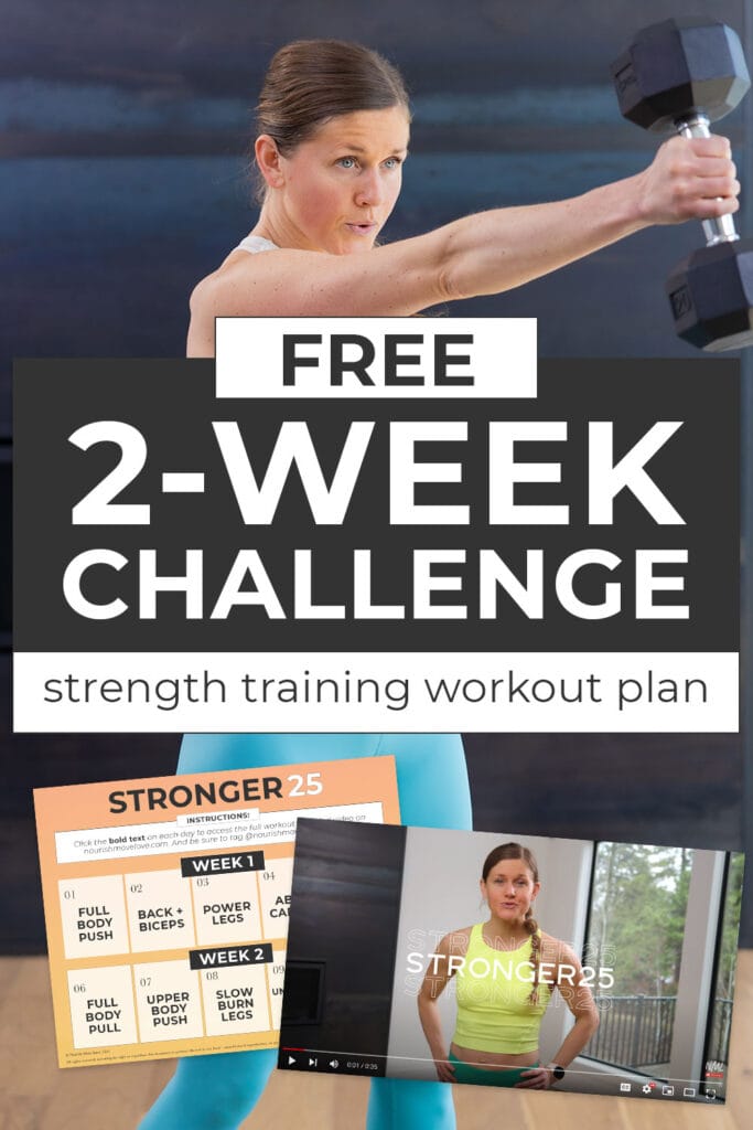 Pin for pinterest - 2 week stronger25 strength training workout program pdf