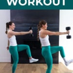 Pin for pinterest - standing hiit abs