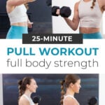 Pin for pinterest - full body pull workout