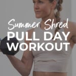 Pin for pinterest - full body pull workout