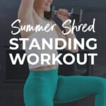 Pin for pinterest - standing hiit abs