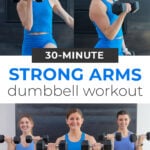 Pin for pinterest - Upper body Strength Workout