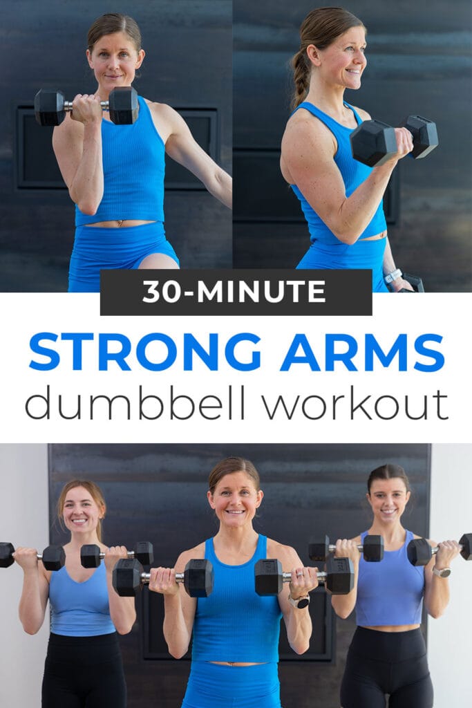 Pin for pinterest - Upper body Strength Workout