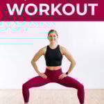 Pin for Pinterest of abs butt and thighs workout at home