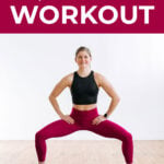 Pin for Pinterest of abs butt and thighs workout at home