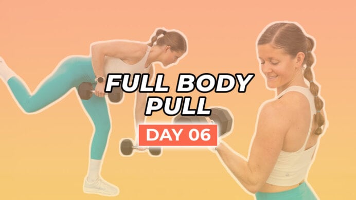 DAY 6 of Stronger 25 program - full body pull workout