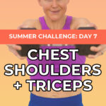 Pin for pinterest - chest shoulders and tricep workout