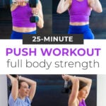 Pin for pinterest - chest shoulders and tricep workout