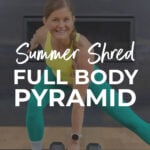 Pin for pinterest - full body endurance workout