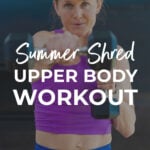 Pin for pinterest - chest shoulders and tricep workout